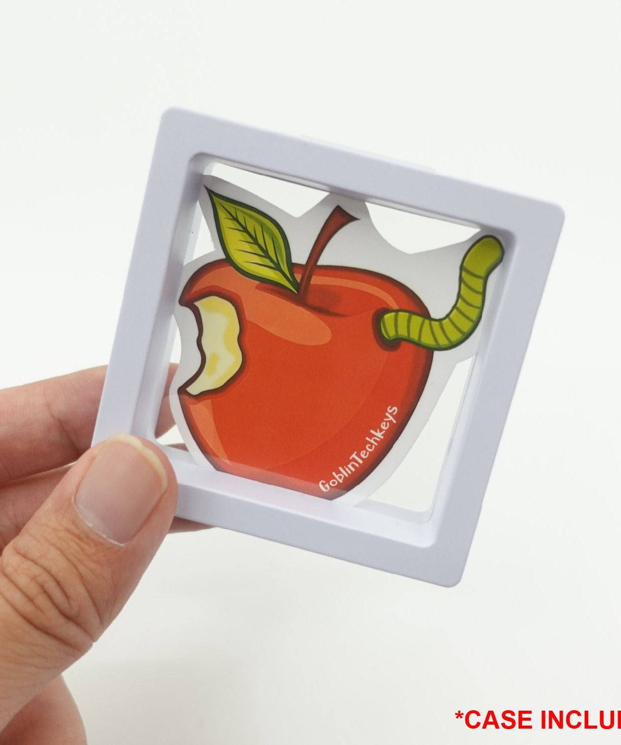 Goblintechkeys Bite Of Apple Sticker (2pcs)