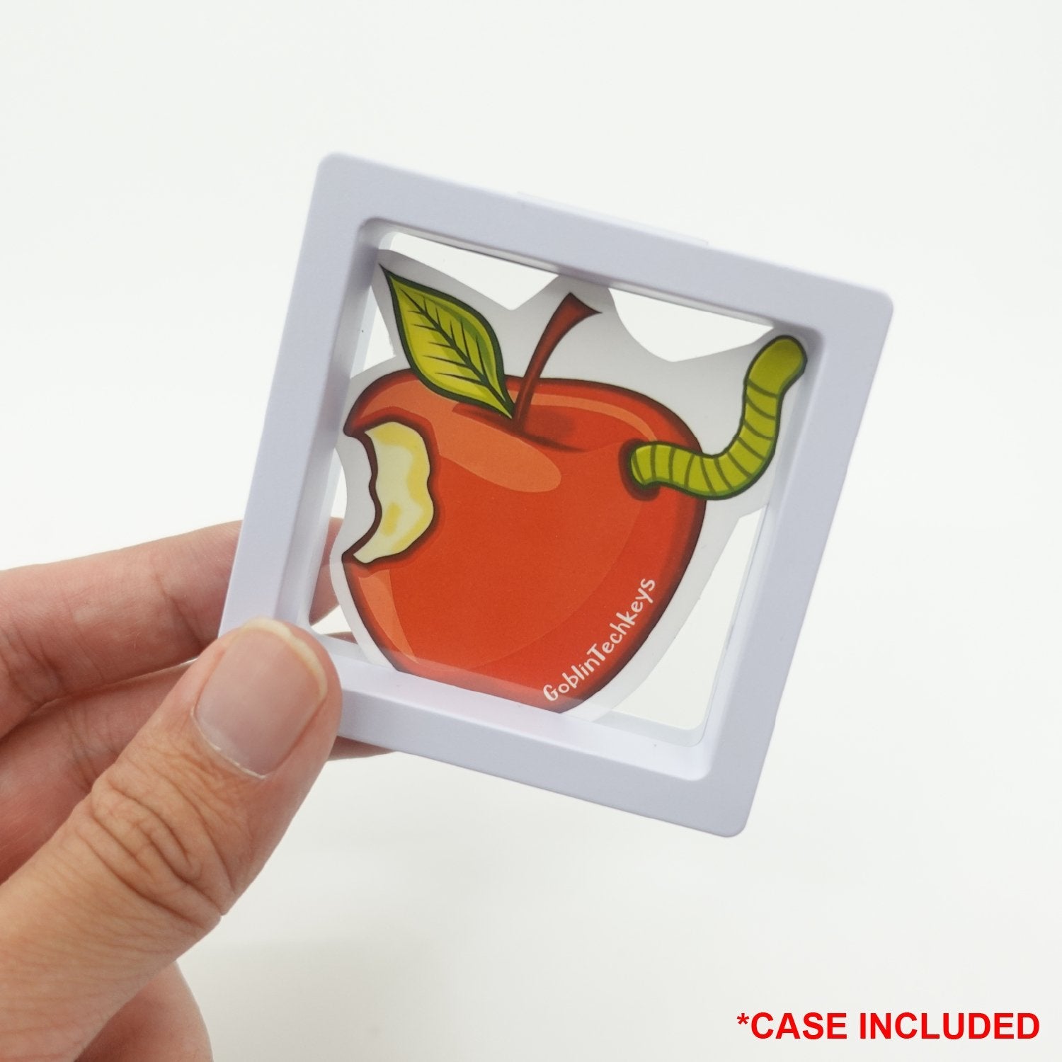 Goblintechkeys Bite Of Apple Sticker (2pcs)