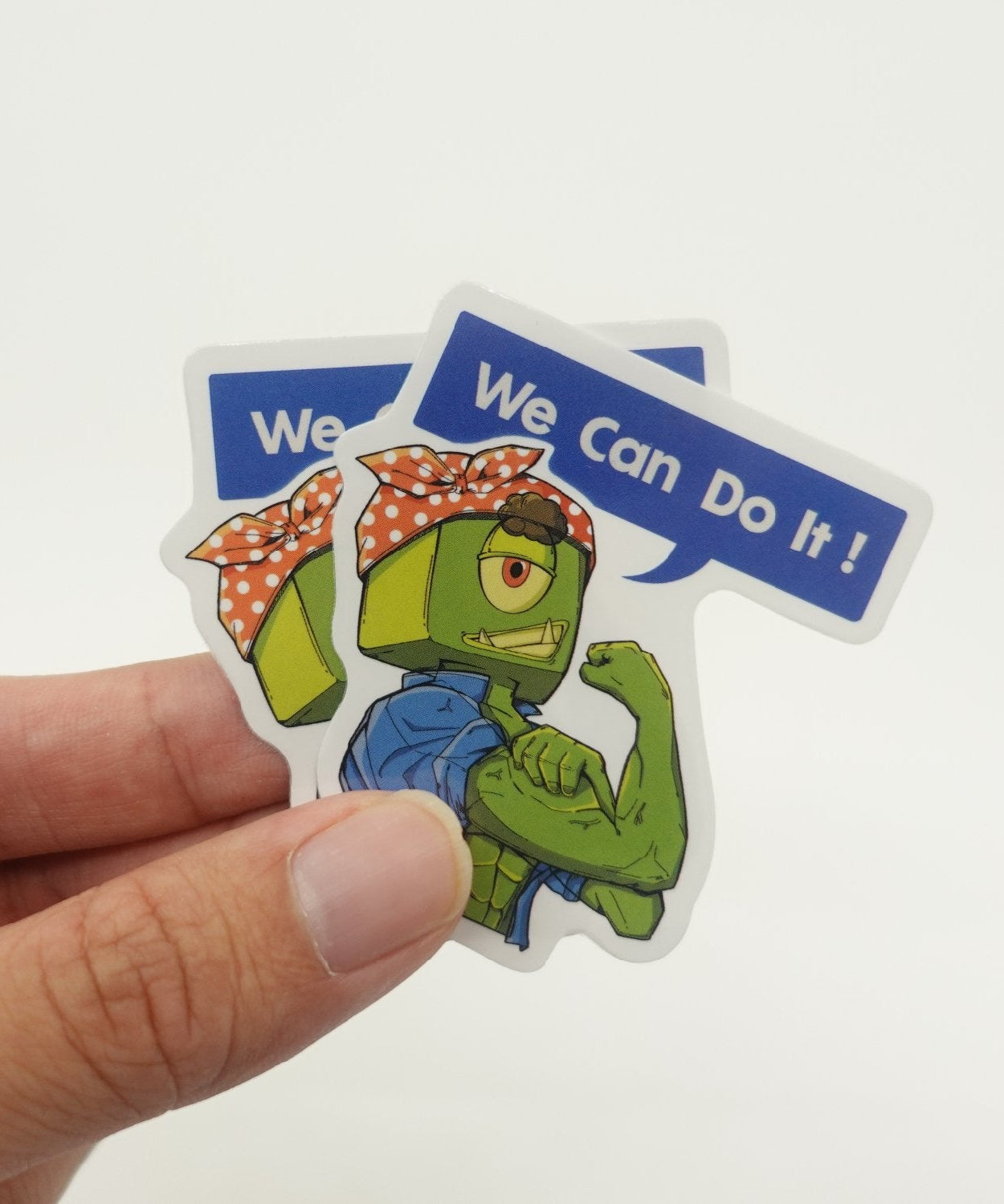 Goblintechkeys We Can Do it! Sticker (2pcs)