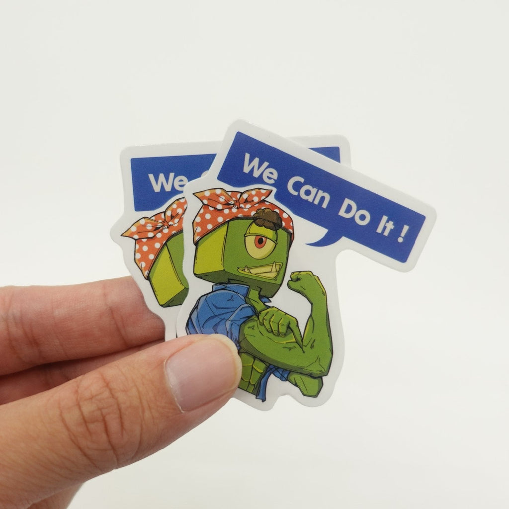 Goblintechkeys We Can Do it! Sticker (2pcs)