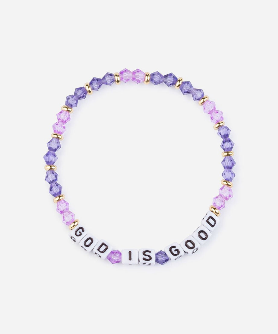 God is Good Letter Bracelet