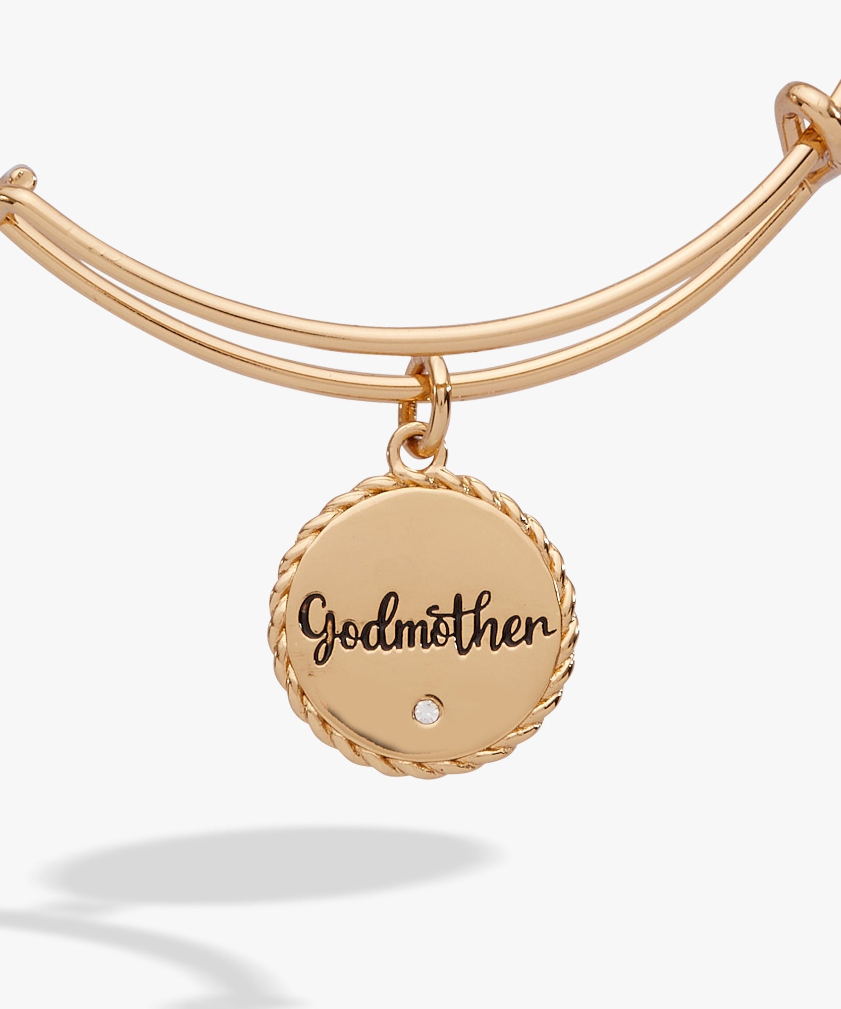 Godmother 'Loves Like A Parent, Acts Like A Friend' Charm Bangle