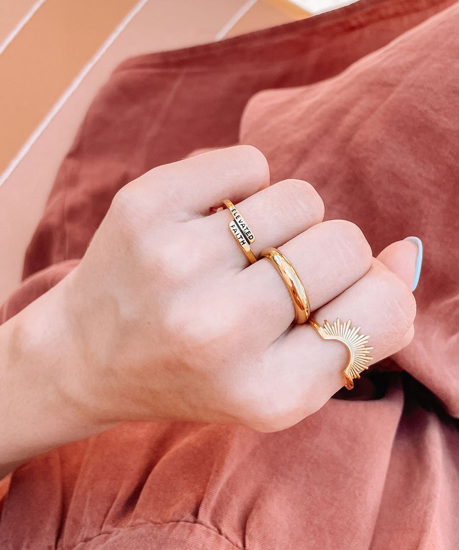 Gold Band Ring