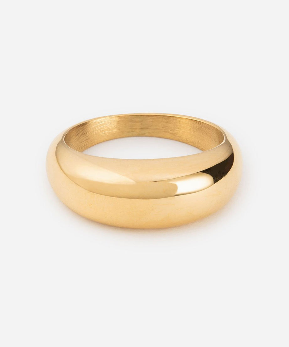 Gold Dome Ring