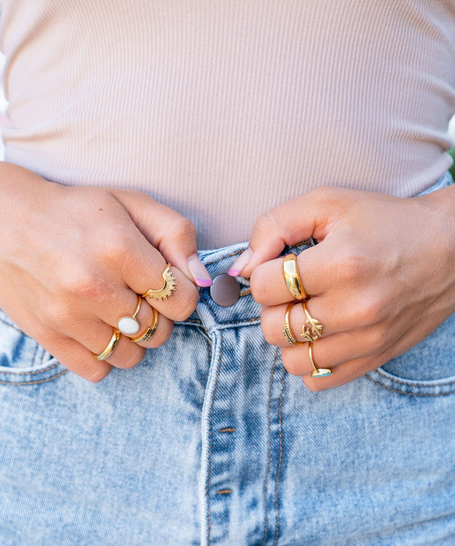 Gold Dome Ring