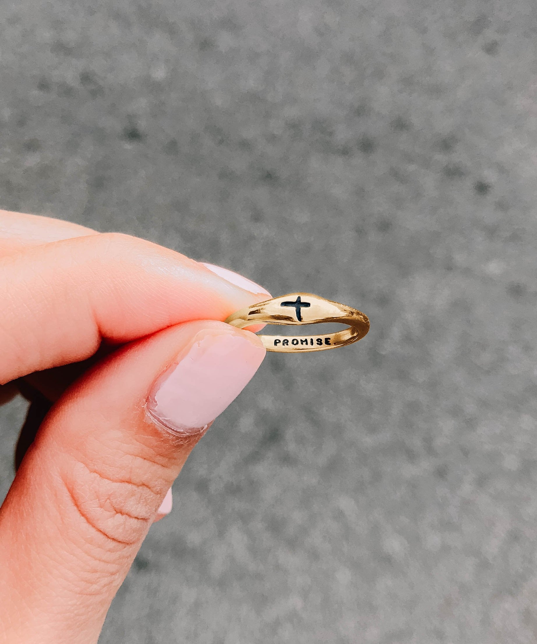 Gold Promise Ring