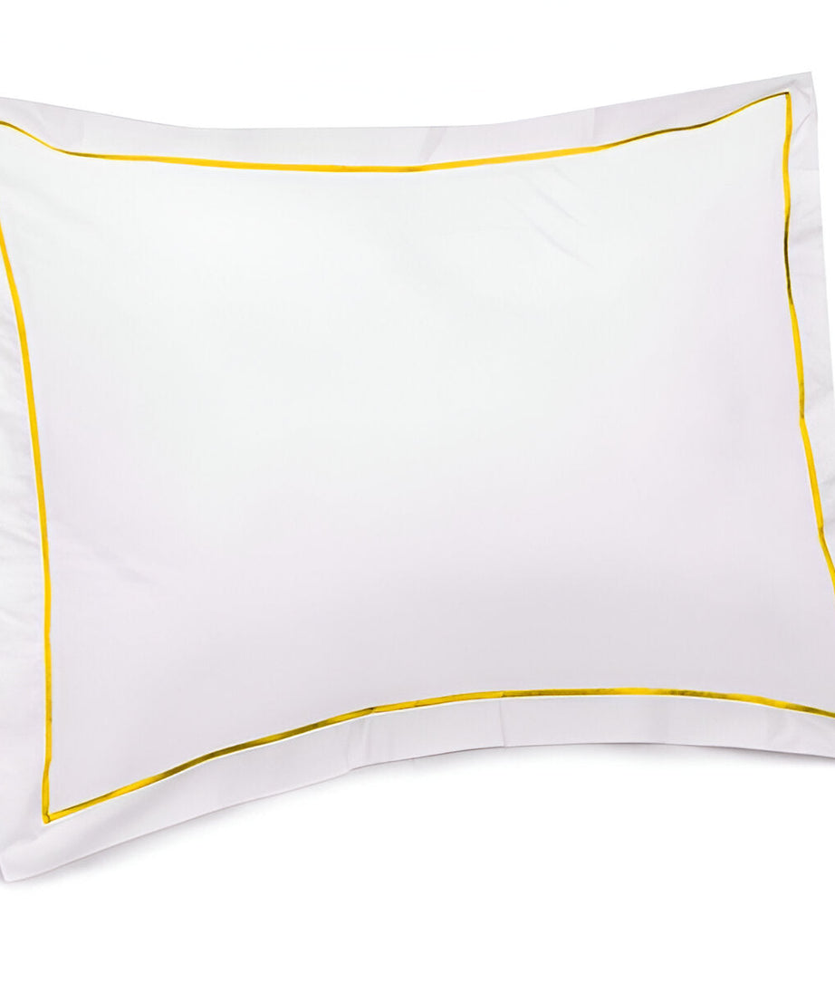 400TC Single Embroidery Sateen Solid Cotton Round Duvet Cover Set