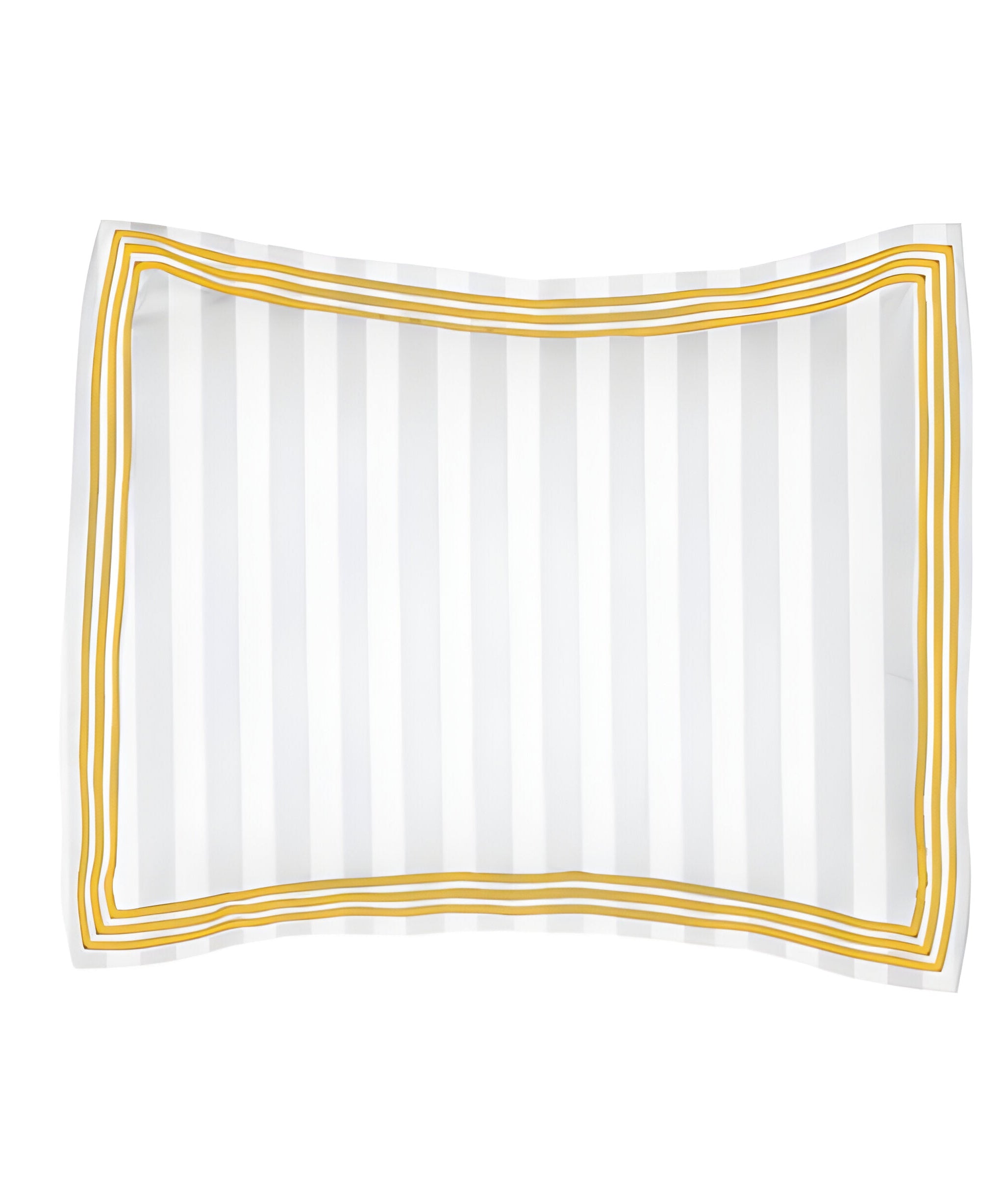 400TC Cotton Sateen Triple Edge Embroidery Stripe Duvet Cover Set