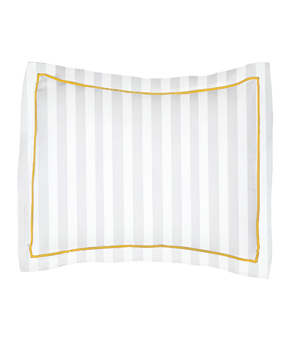 400TC Cotton Single Edge Embroidery Sateen Stripe Duvet Cover Set