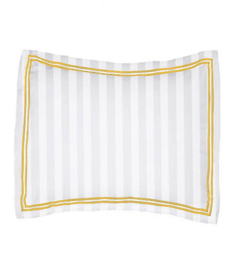 400TC Cotton Double Edge Embroidery Sateen Stripe Duvet Cover Set