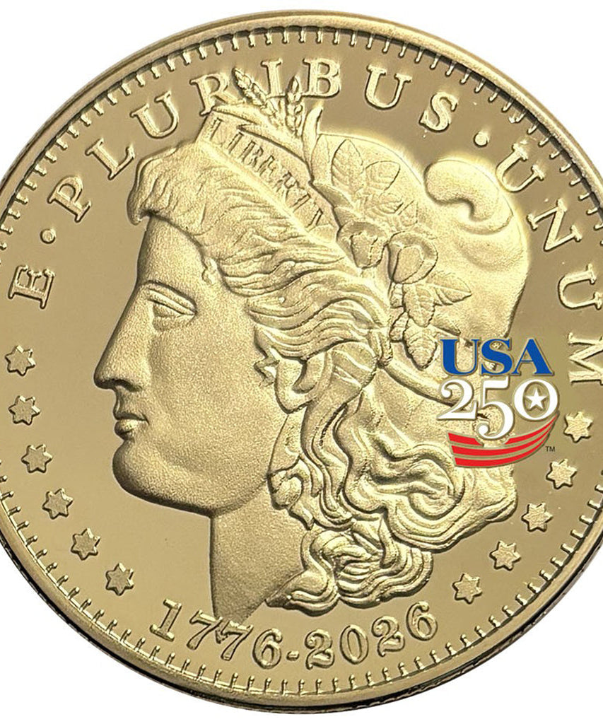Amerikas 250. Jubiläum Morgan Dollar Gold Proof Münze