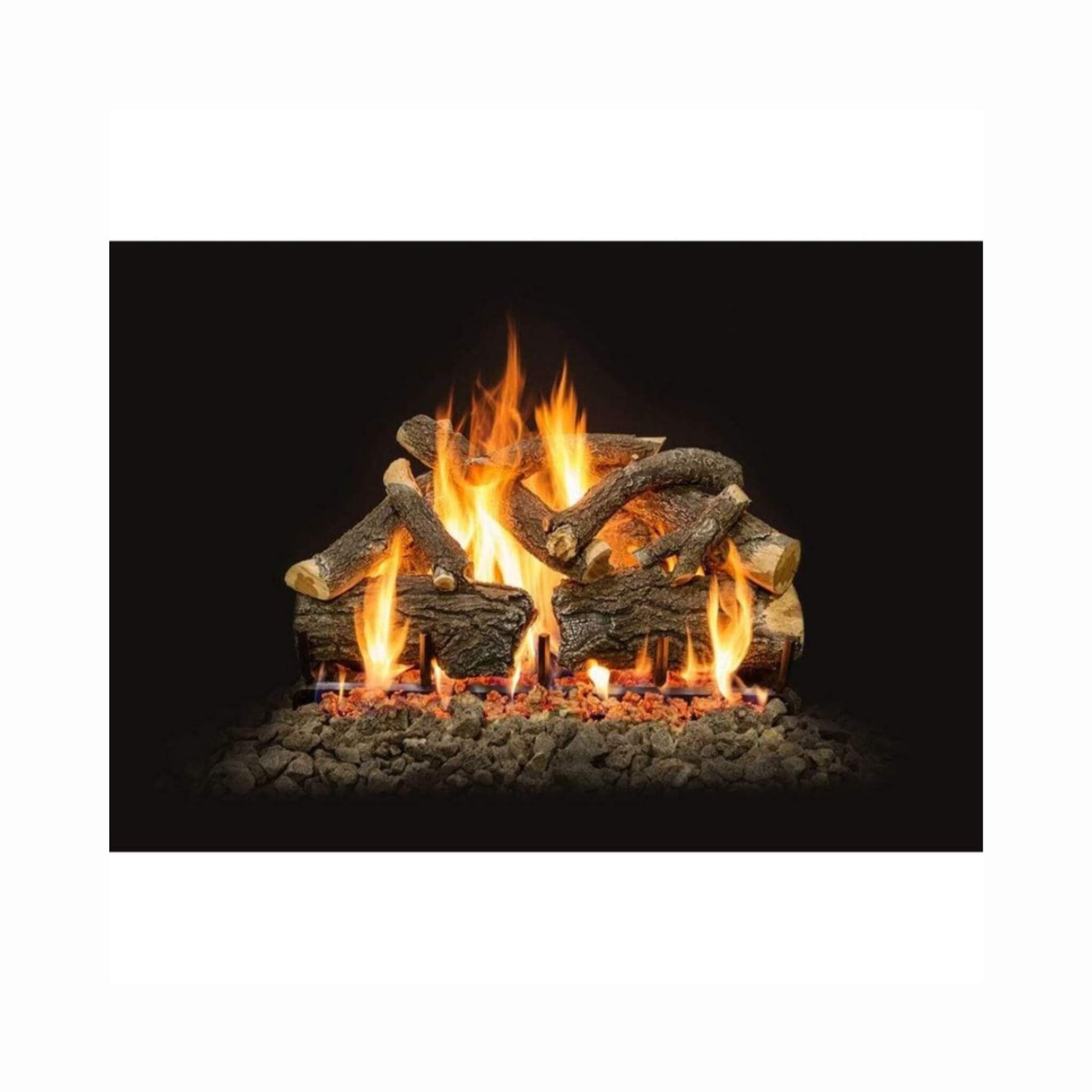Grand Canyon Lava Front View Electronic Ignition Natural Gas Vented Burner (SAK18456)