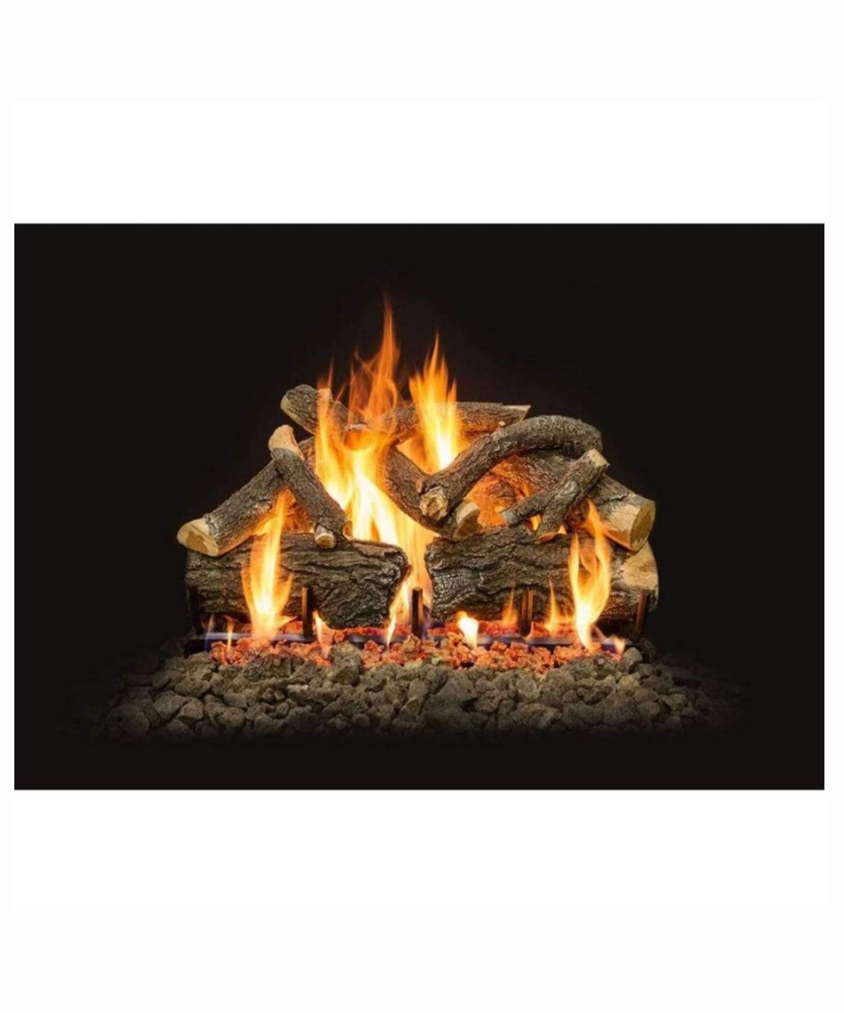 Grand Canyon Lava Front View Variable Electronic Ignition Natural Gas Vented Burner (SAK92647)