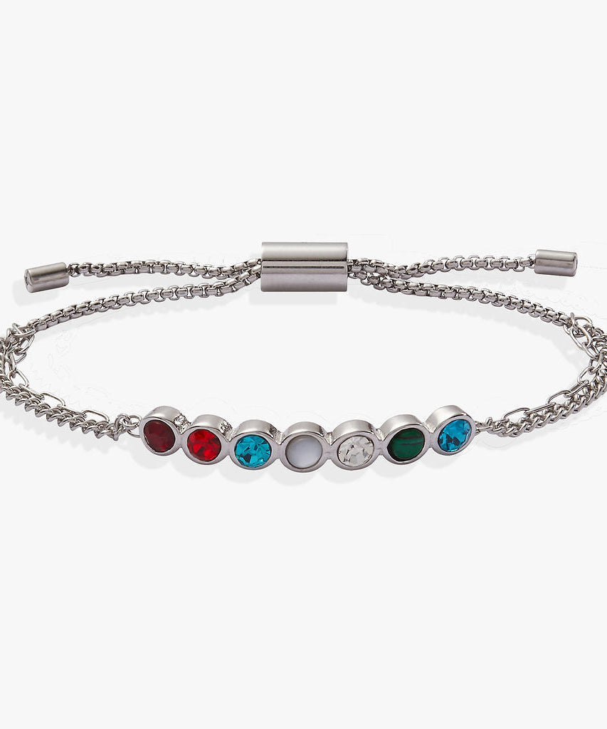 Grandma Hidden Message Acrostic Bolo Bracelet