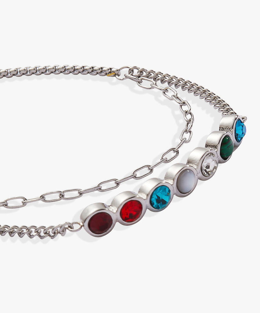 Grandma Hidden Message Acrostic Bolo Bracelet