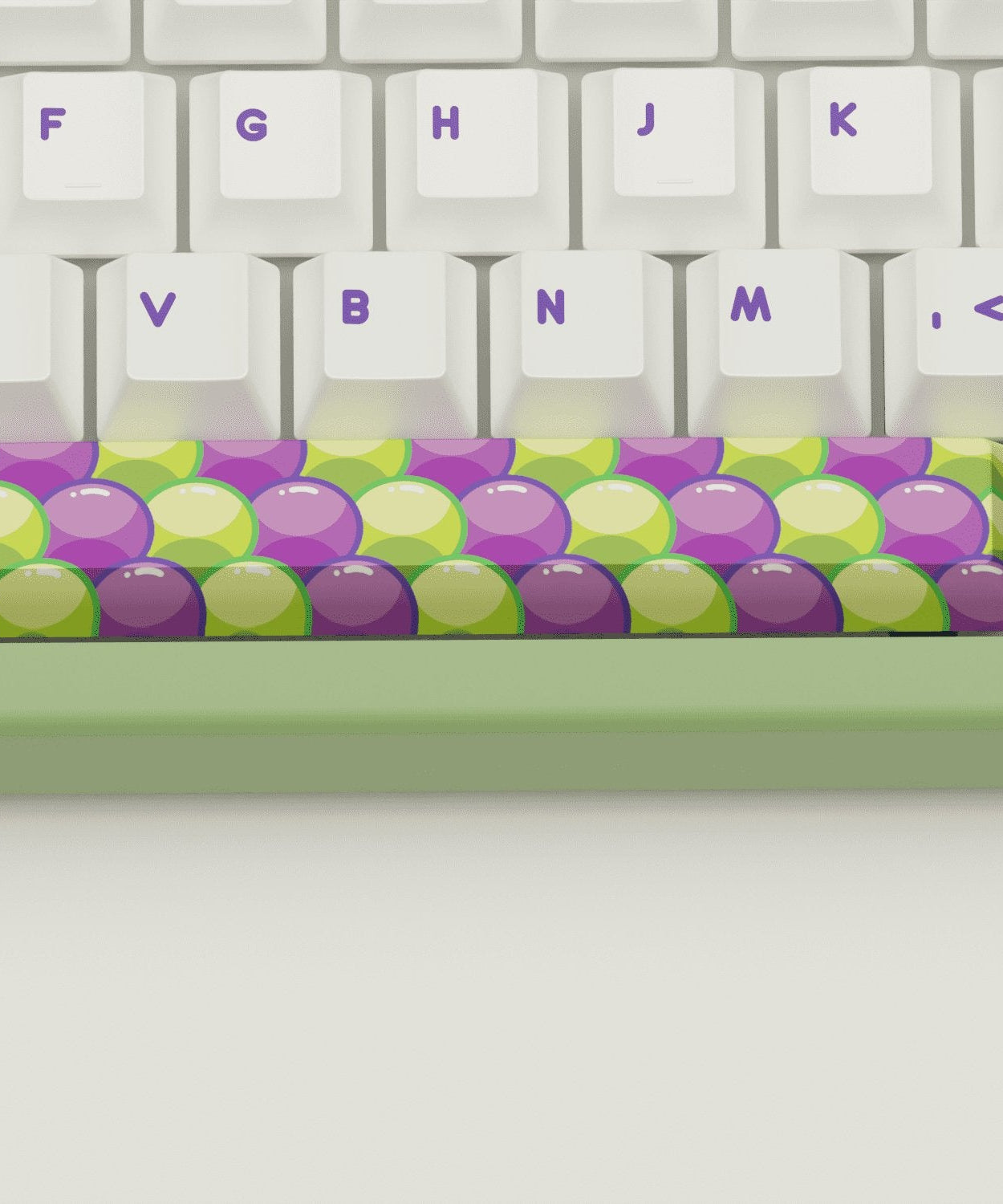 Grape Design Keycaps & Mechanical Keyboard