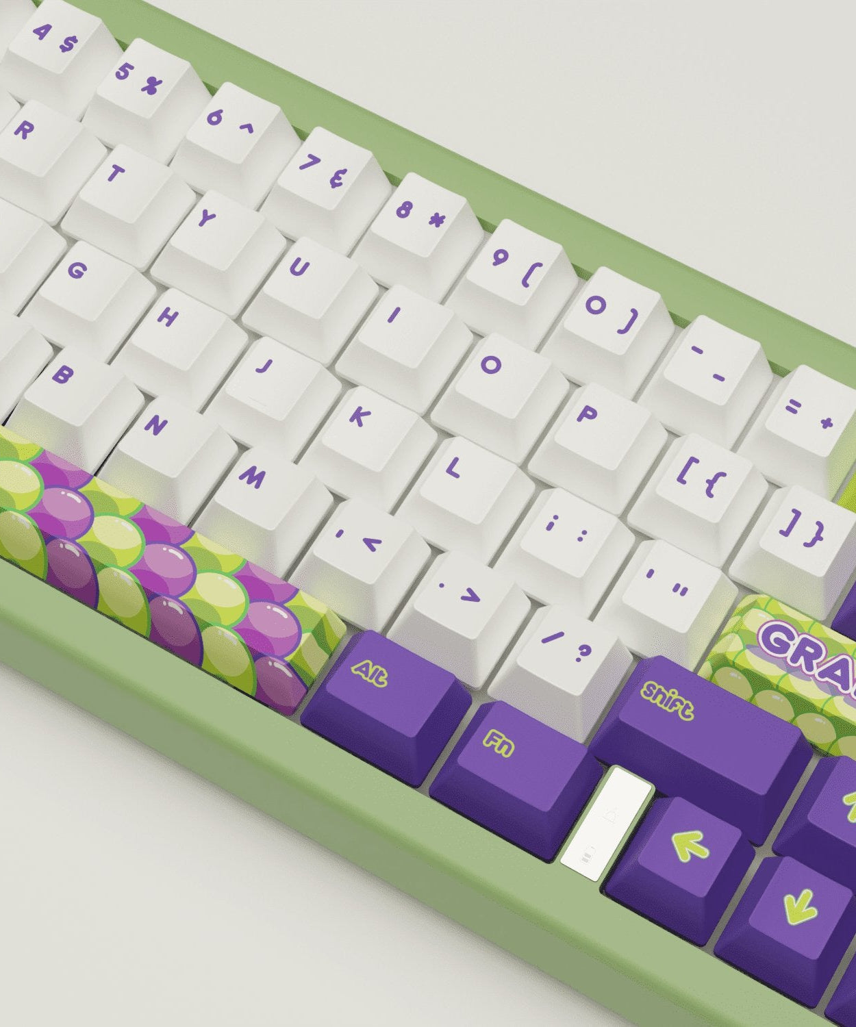 Grape Design Keycaps & Mechanical Keyboard