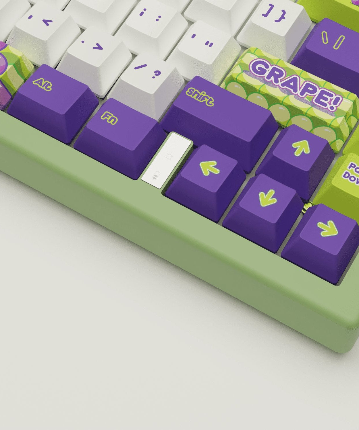Grape Design Keycaps & Mechanical Keyboard