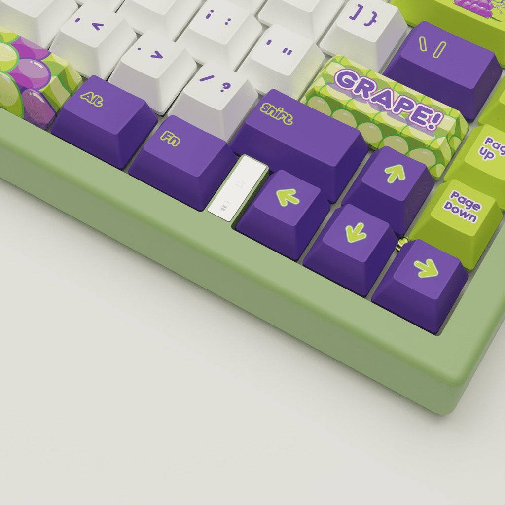 Grape Design Keycaps & Mechanical Keyboard