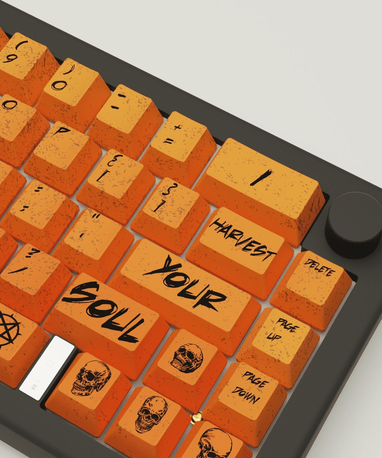 GrimReaper Design Keycaps and Mechanical Keyboard