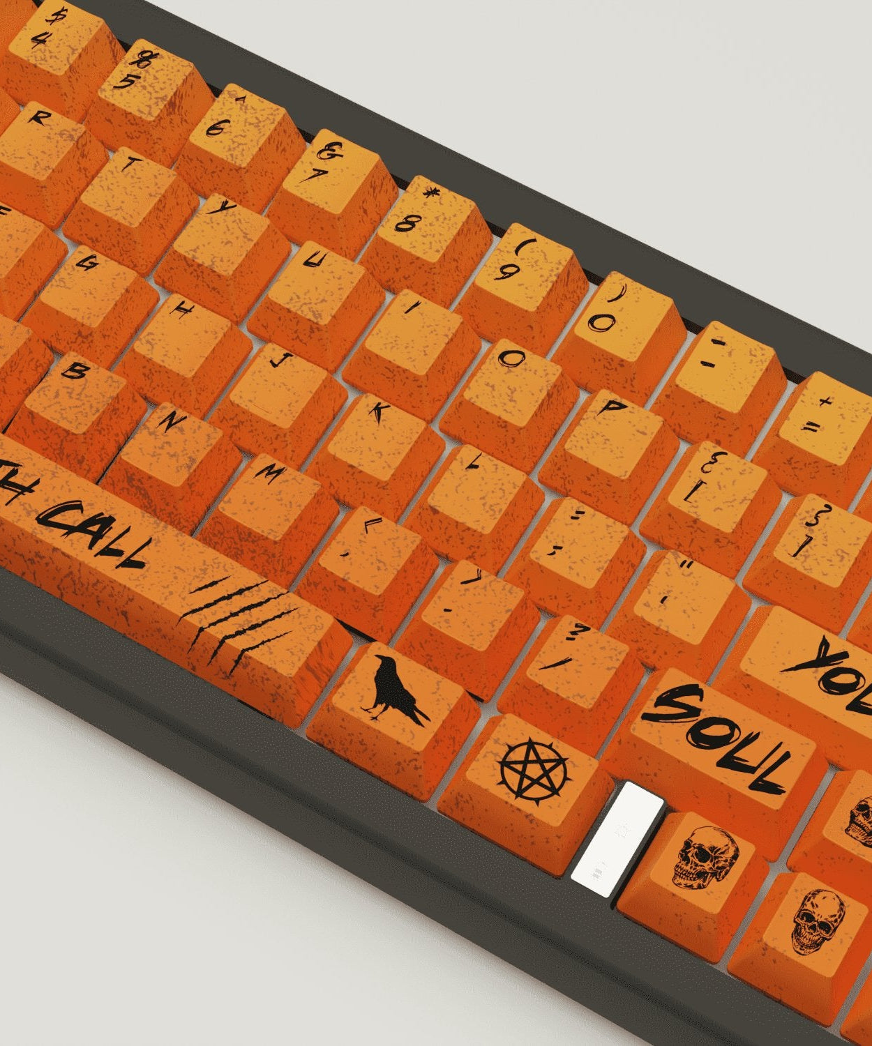 GrimReaper Design Keycaps and Mechanical Keyboard
