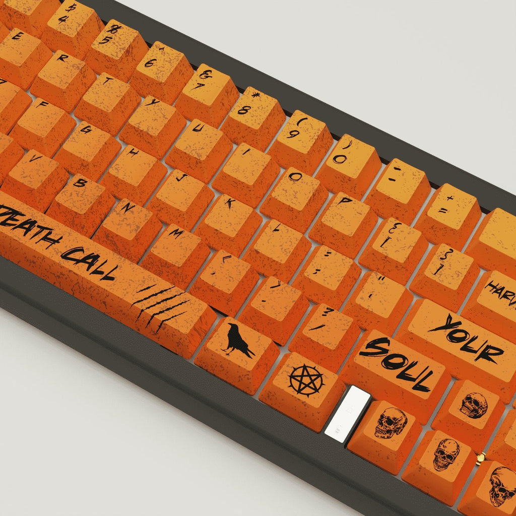 GrimReaper Design Keycaps and Mechanical Keyboard