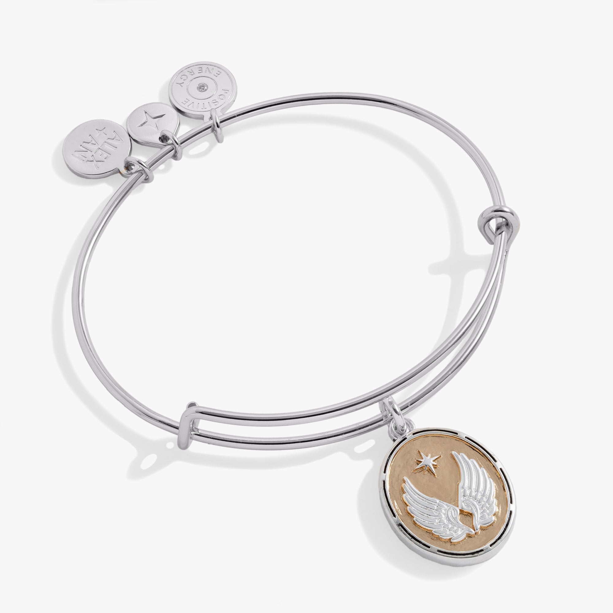 Two-Tone Guardian Angel Bangle