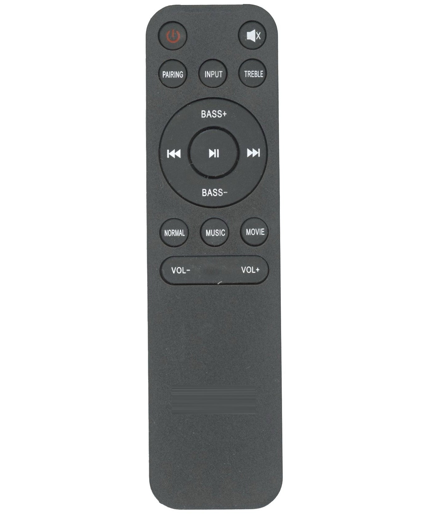 Haier 1.16.202807F0Y Sound Bar Remote Control for 2.1Ch System with Wireless Subwoofer - 116202807F0Y