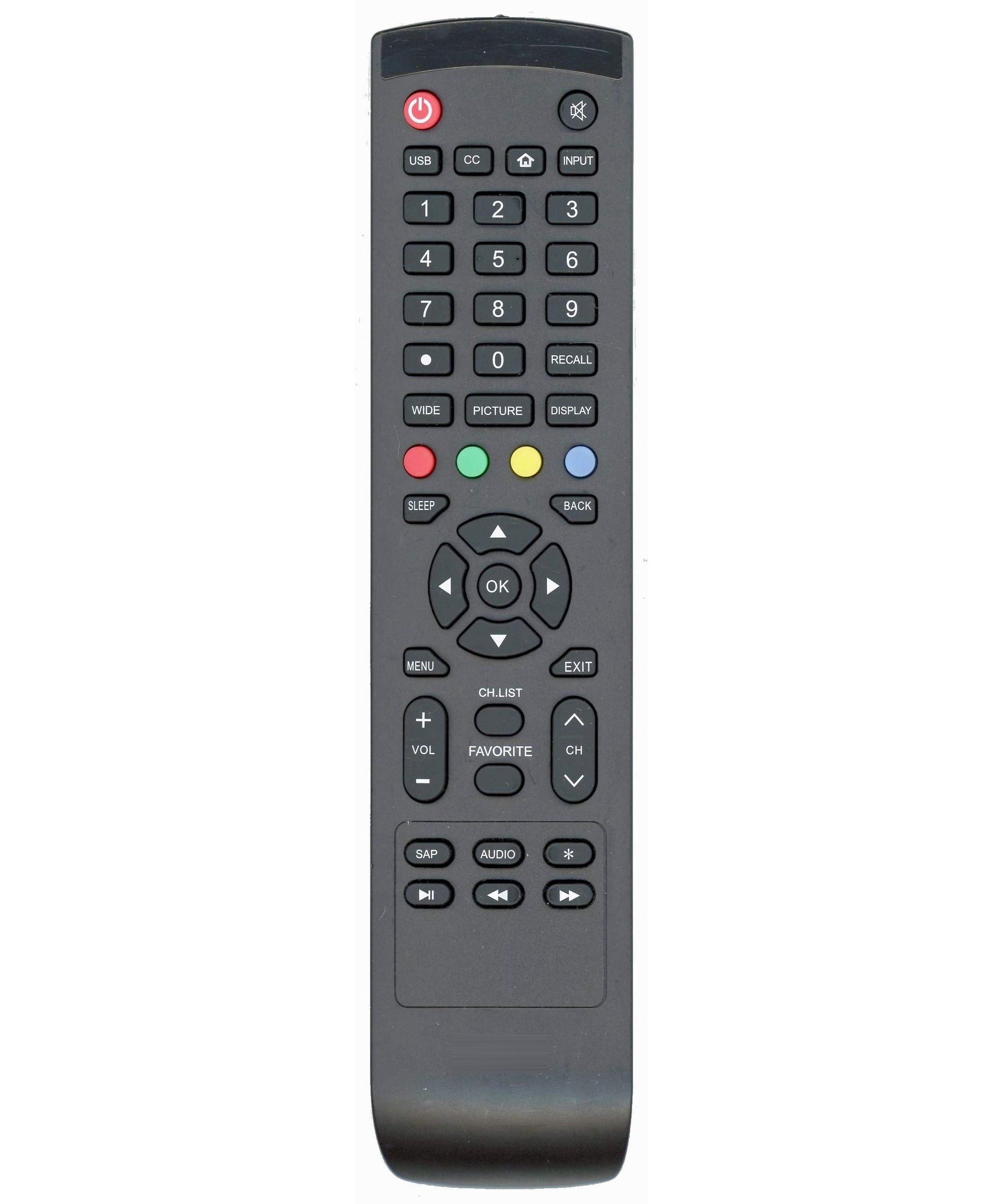 Haier 904HRK8610064 TV Remote Control - 904-HRK86-10064