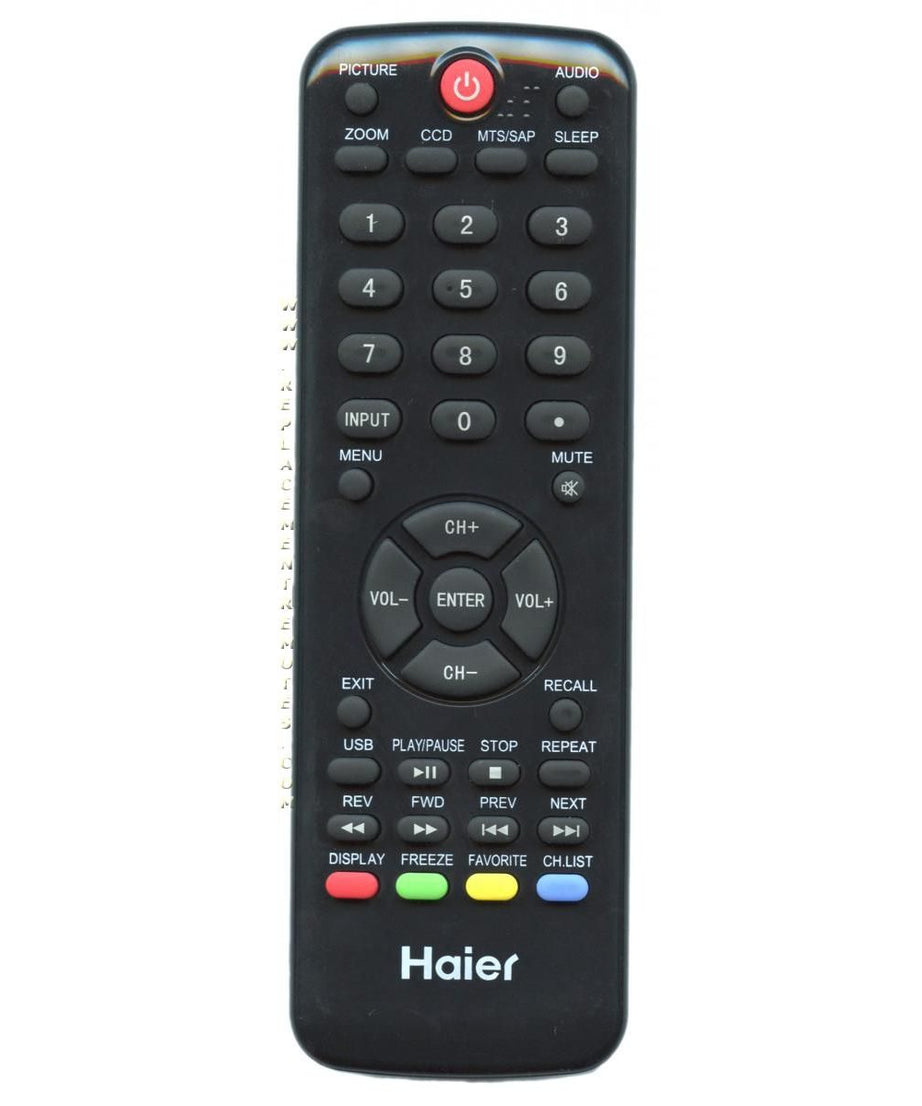 Haier HTRD09B TV Remote Control