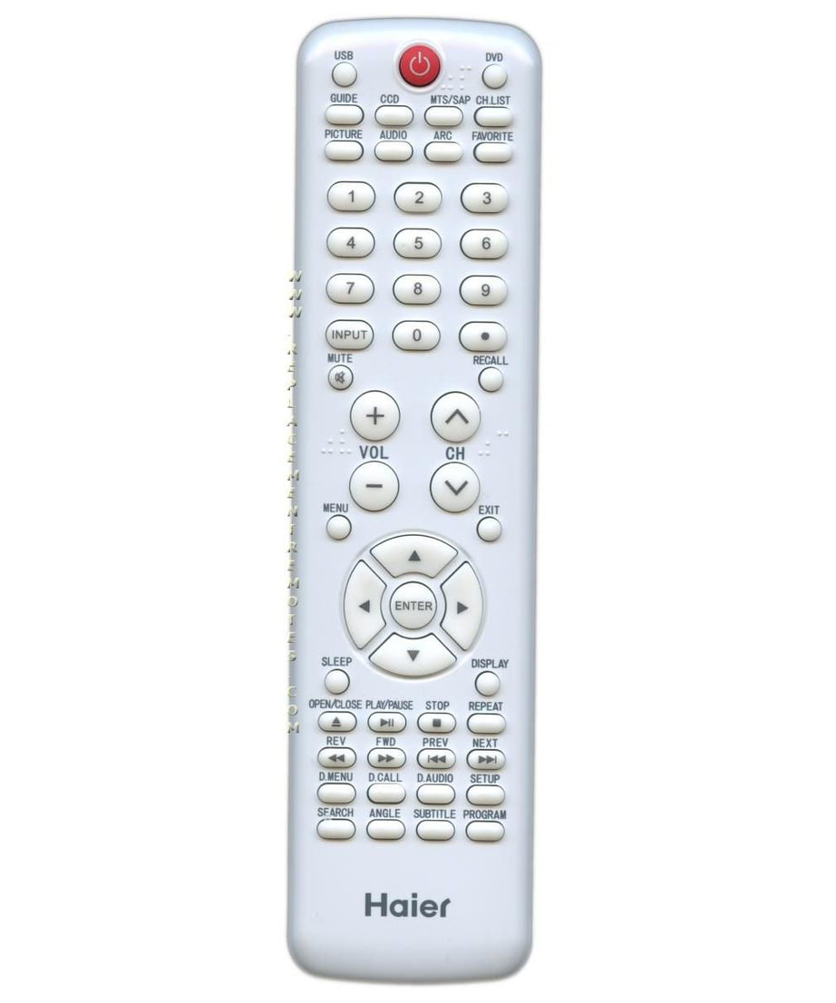 Haier HTRD10A TV/DVD Remote Control