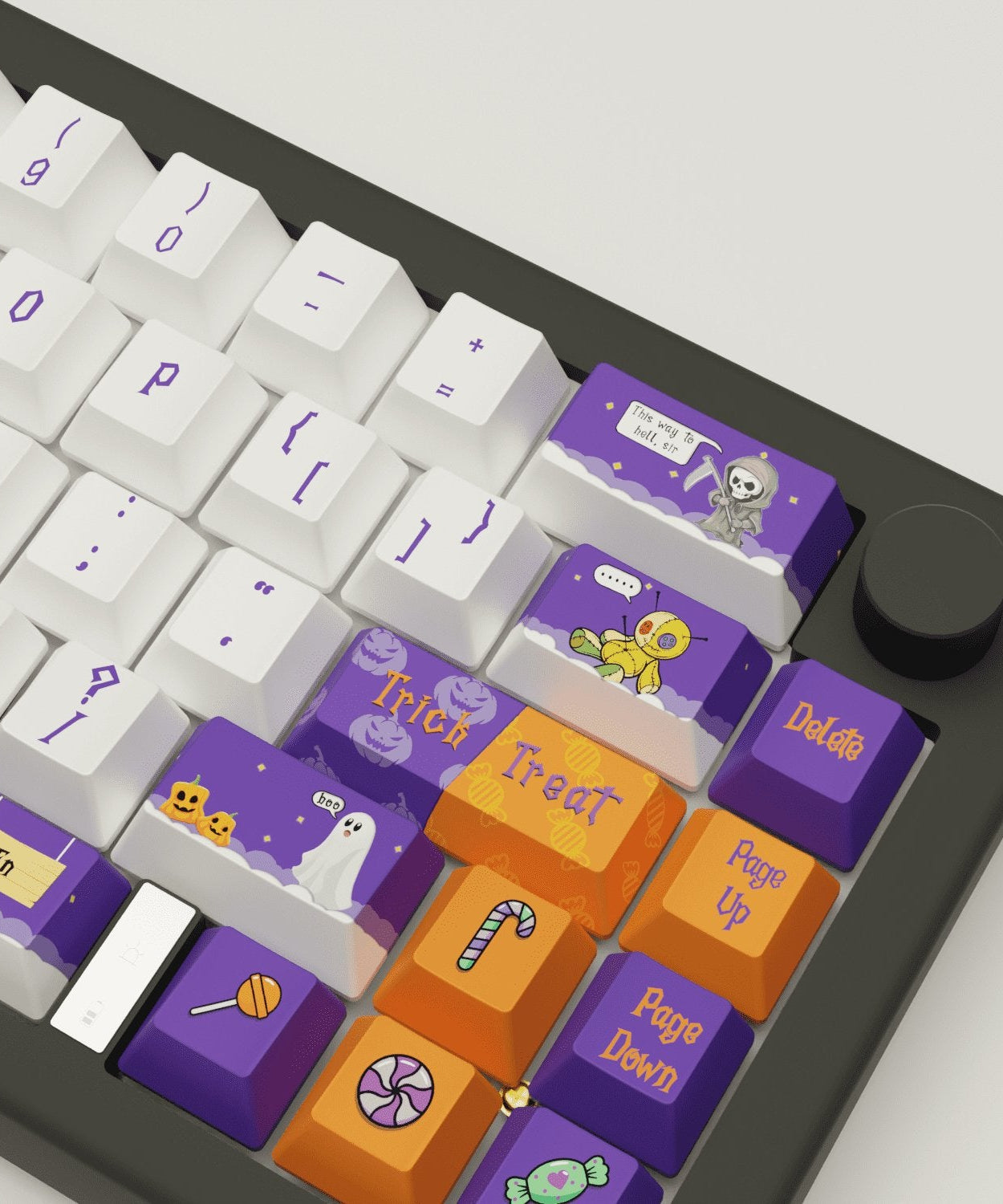Halloween Design Keycaps and Mechanical Keyboard
