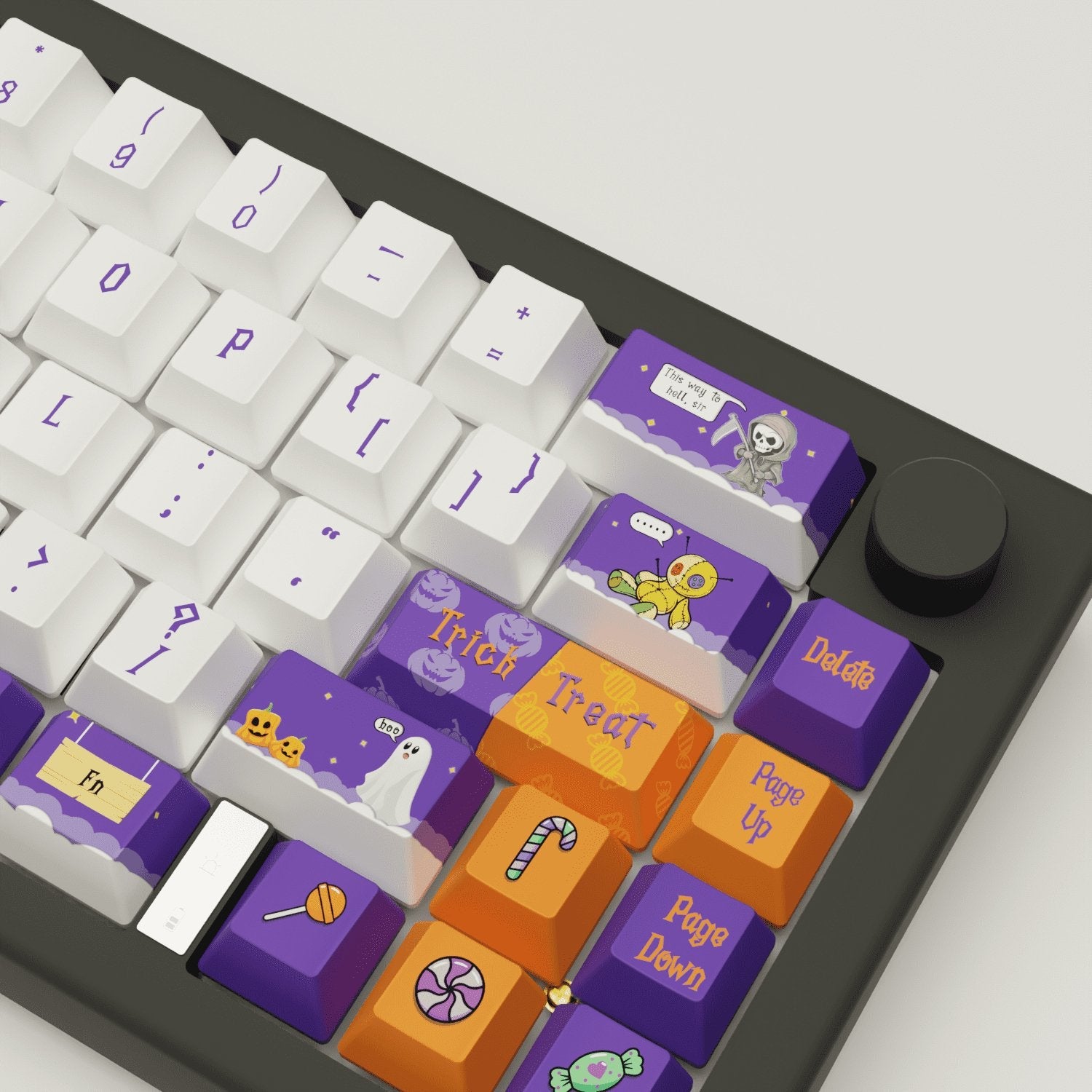 Halloween Design Keycaps and Mechanical Keyboard