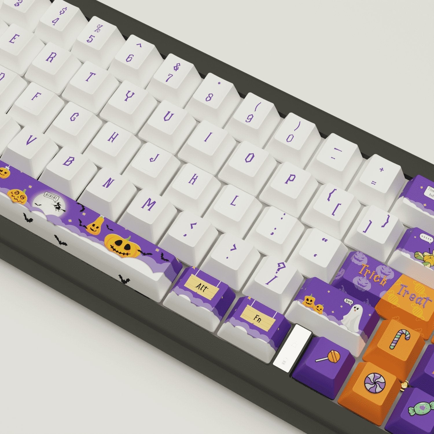 Halloween Design Keycaps and Mechanical Keyboard