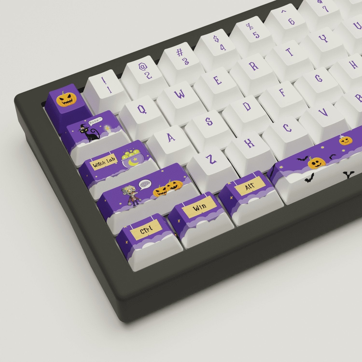 Halloween Design Keycaps and Mechanical Keyboard