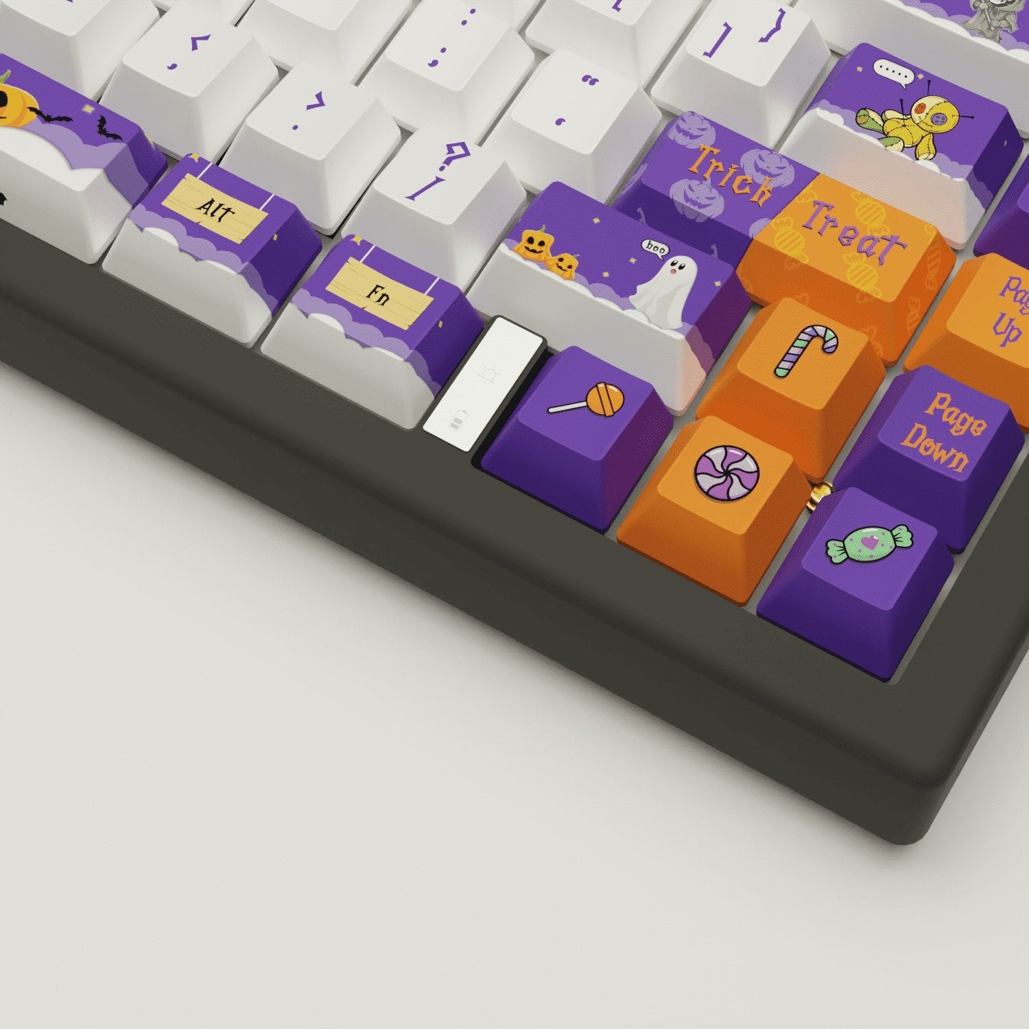 Halloween Design Keycaps and Mechanical Keyboard