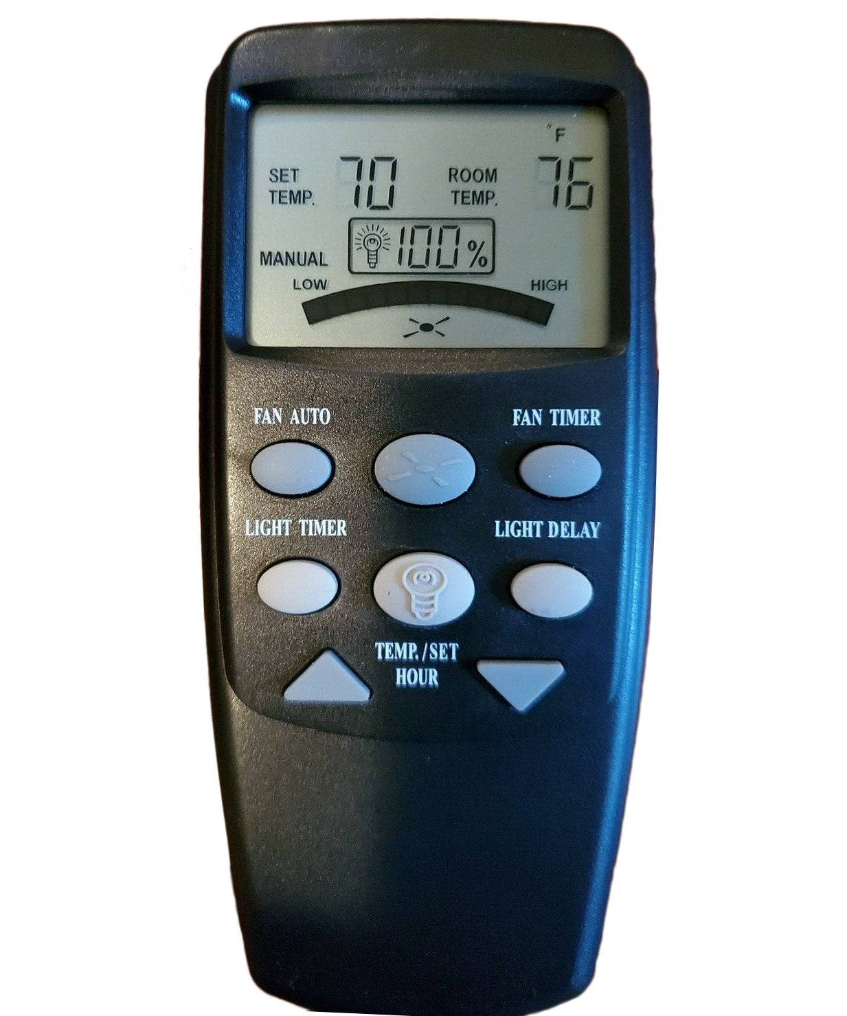 Substitute for Hampton Bay FAN-9T Ceiling Fan Remote Control Thermostatic - L3HFAN-9T [FAN9T]