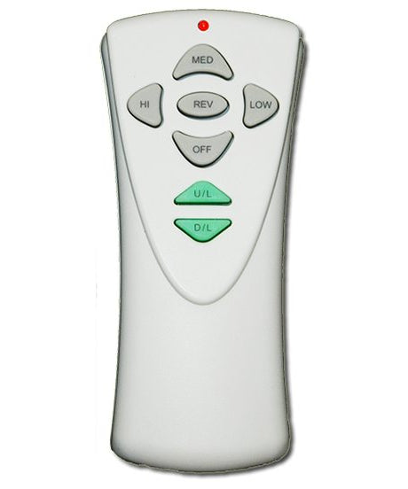 Substitute for Hampton Bay TR241A KUJ CE10411 Ceiling Fan Remote Control [RR7080T]