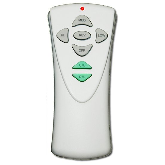 Substitute for Hampton Bay TR241A KUJ CE10411 Ceiling Fan Remote Control [RR7080T]