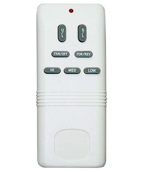 Substitute for Hampton Bay UC7052T with Up and Down Light Keys Ceiling Fan Remote Control [RR7080T]