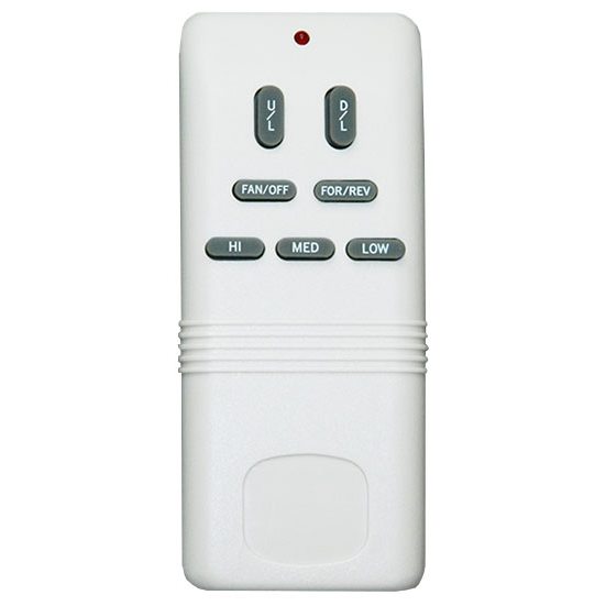 Substitute for Hampton Bay UC7052T with Up and Down Light Keys Ceiling Fan Remote Control [RR7080T]