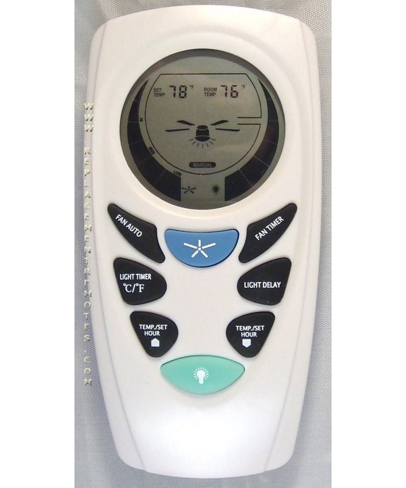 Ersatz für Hampton Bay UC7087T Deckenventilator-Fernbedienung [RR7087T]