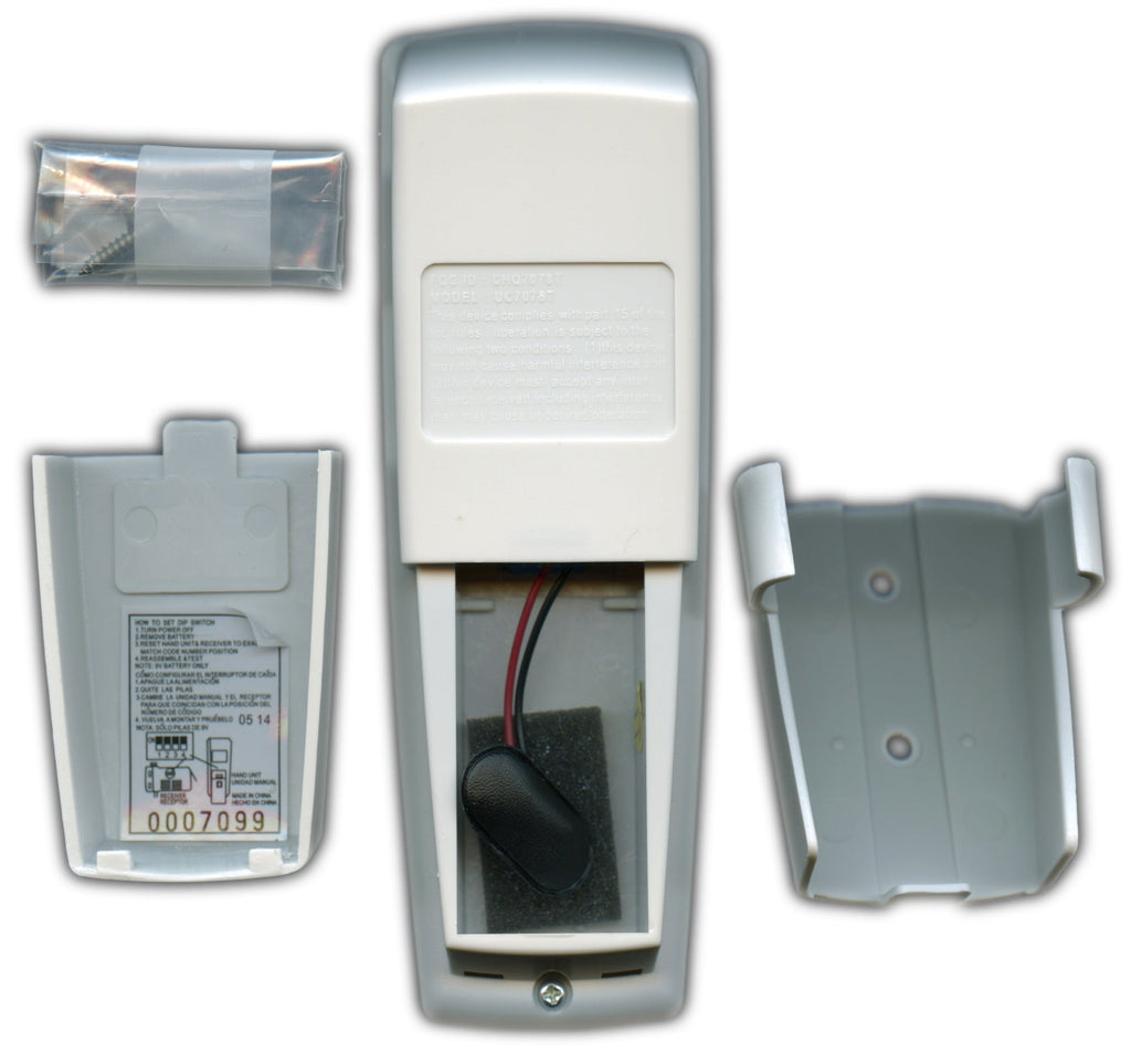 Anderic FAN2R-RR7078TR-KIT Ceiling Fan Remote Control Kit for Hampton Bay, Hunter and others - FAN2R, RR7078TR