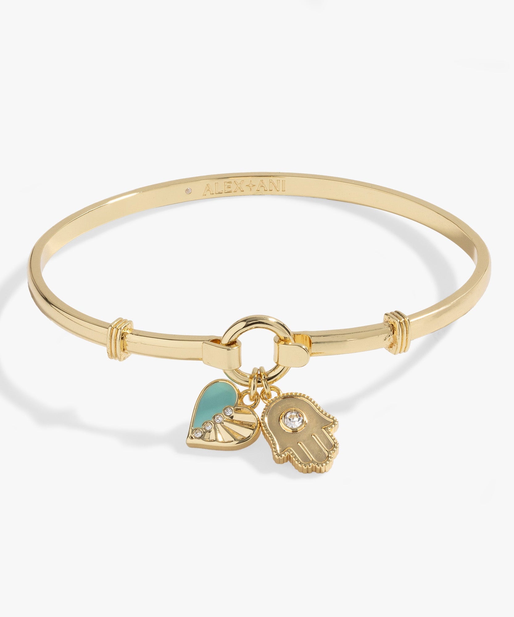 Hamsa and Heart Bracelet