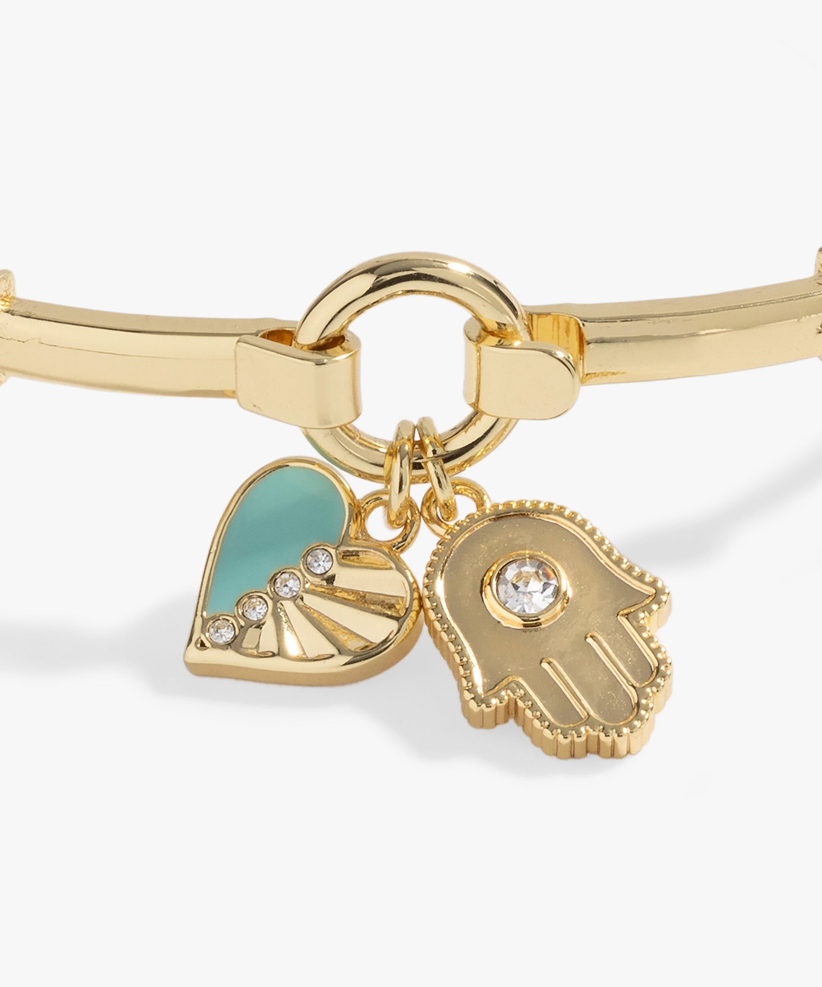 Hamsa and Heart Bracelet