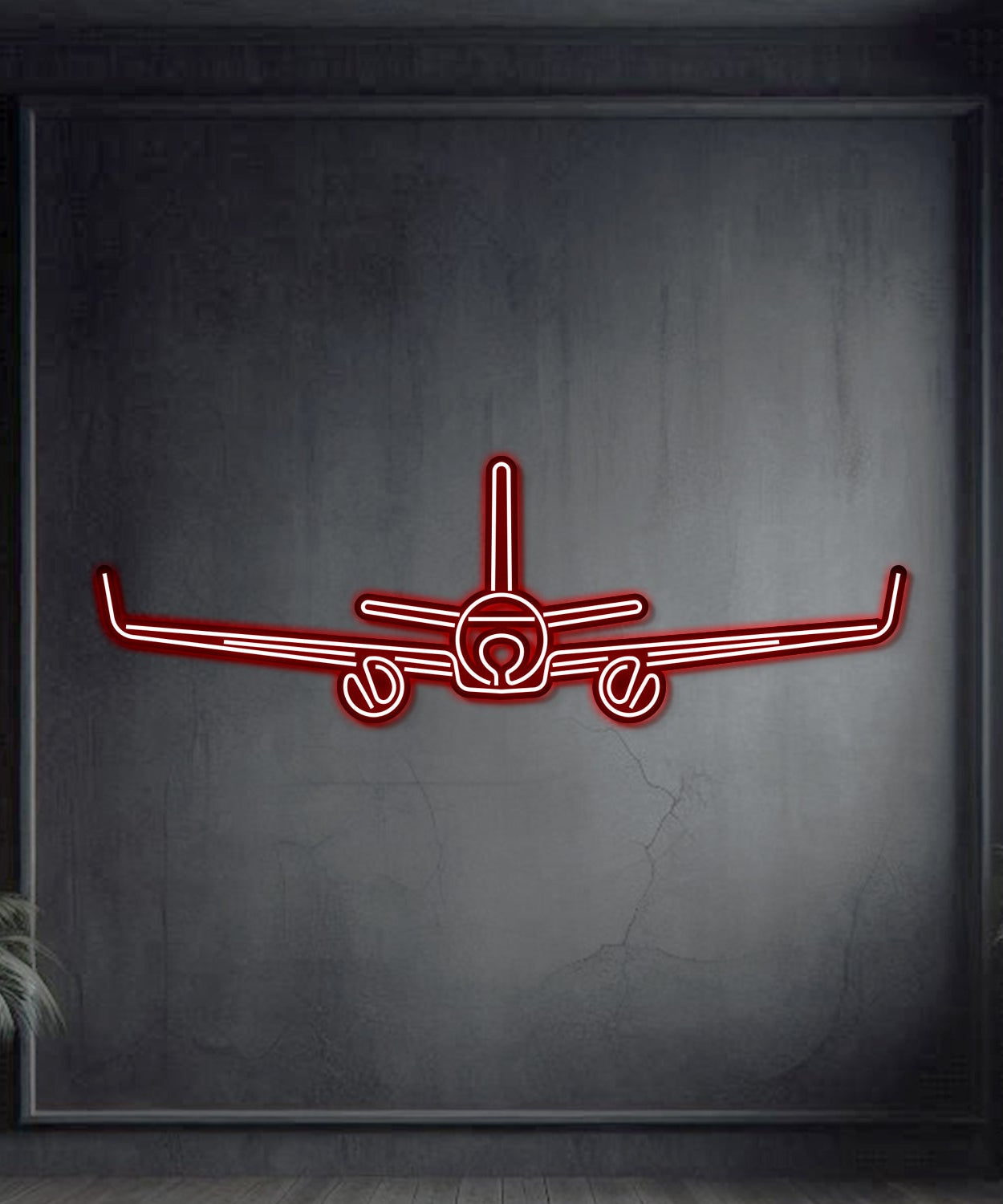 A320 Neo Flugzeugwandkunst aus Metall - NCN0008