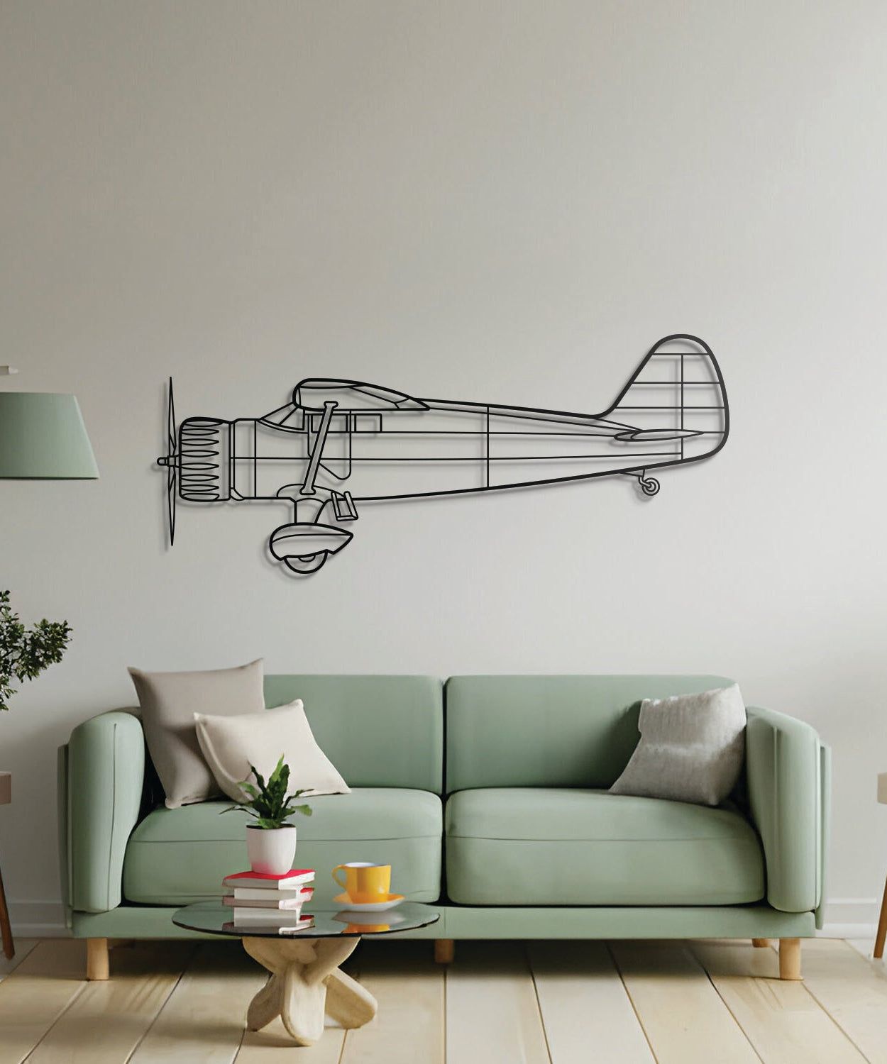 Reliant Metallflugzeug Wandkunst - NCP0489
