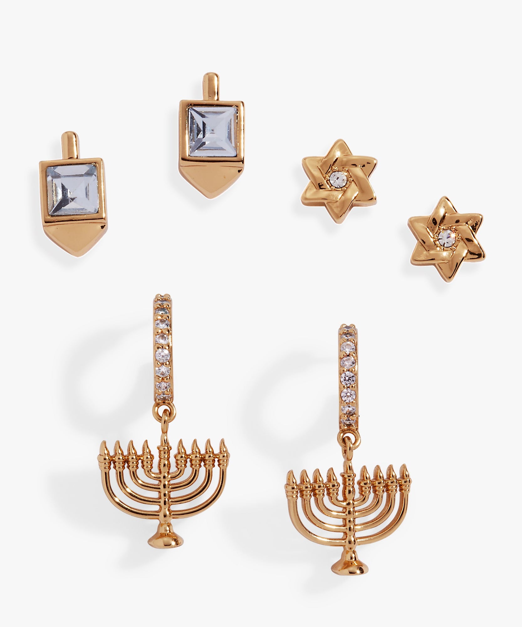 Hanukkah Stud Set