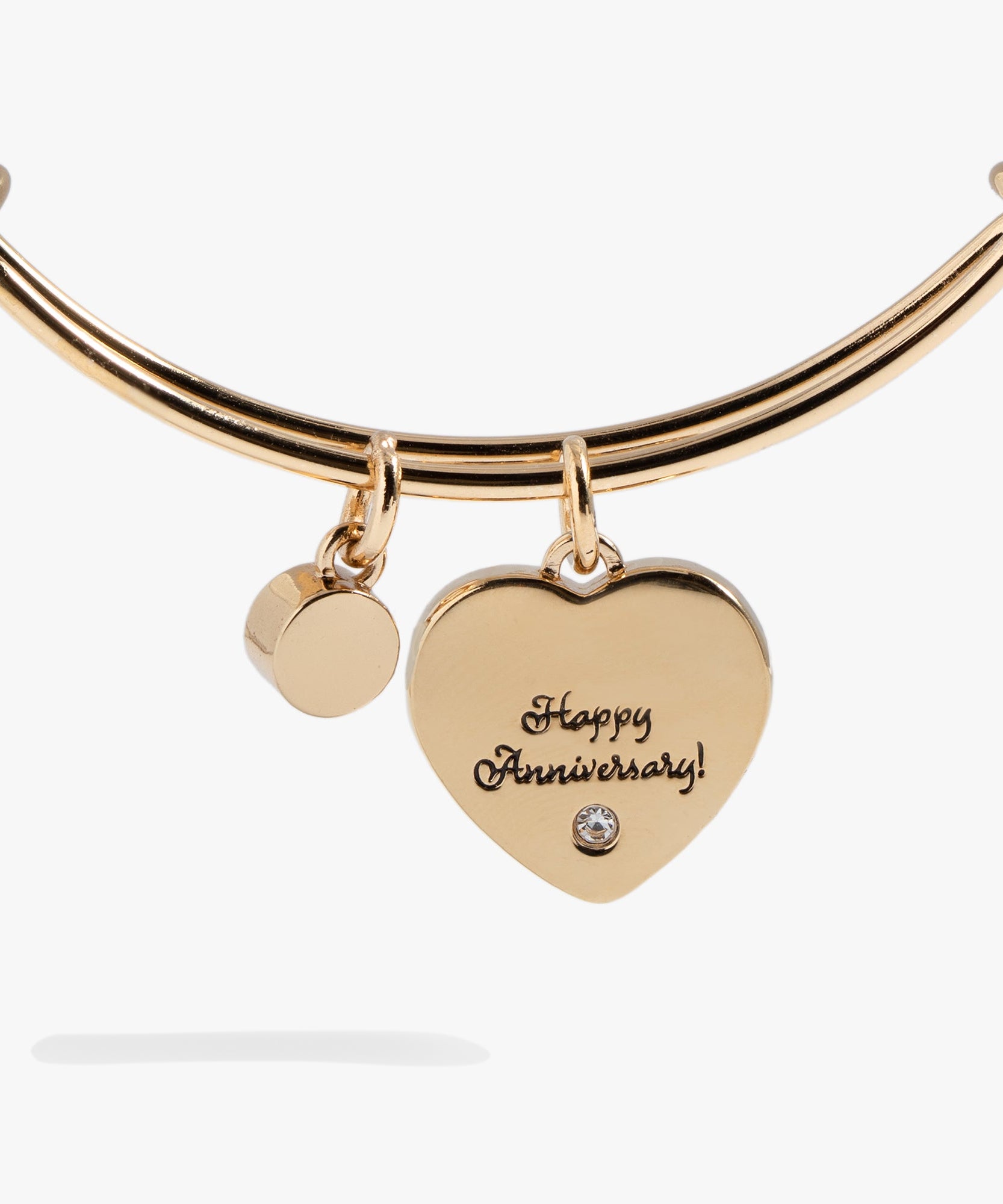 Mother of Pearl Heart Anniversary Bangle