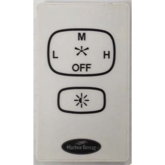 Ersatz für Harbor Breeze UC7221T CHQ7221T Deckenventilator-Fernbedienung [RR7221T]